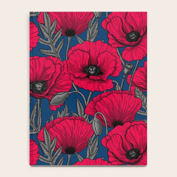 Night poppy garden  Notebook Gallery Image 4