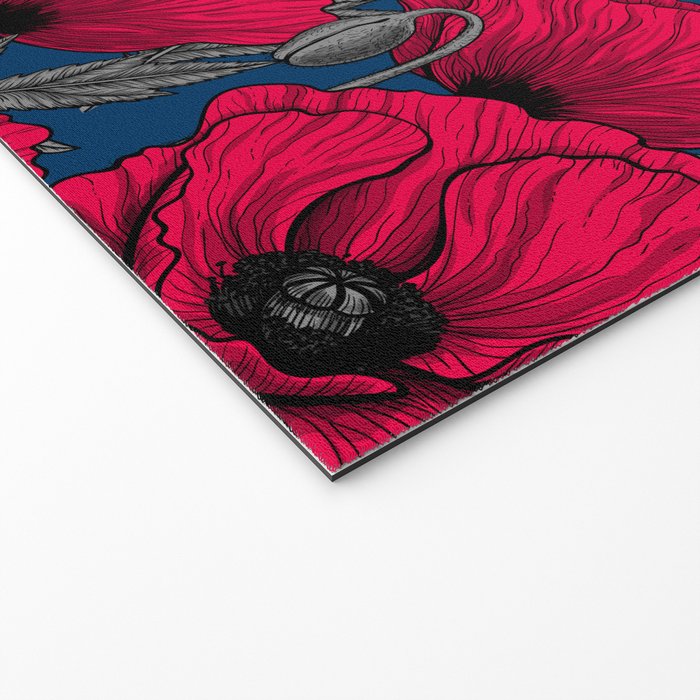 Night poppy garden  Welcome Mat Gallery Image 2