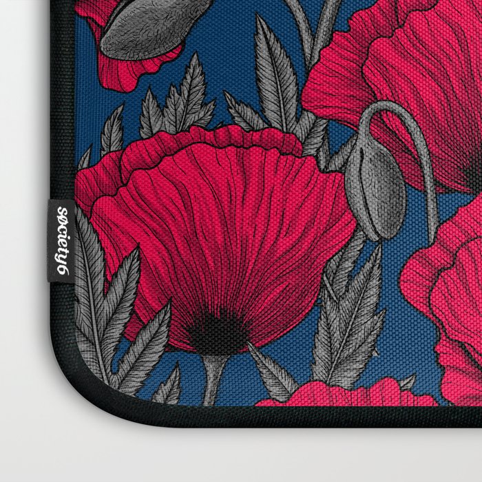 Night poppy garden  Laptop Sleeve Gallery Image 3