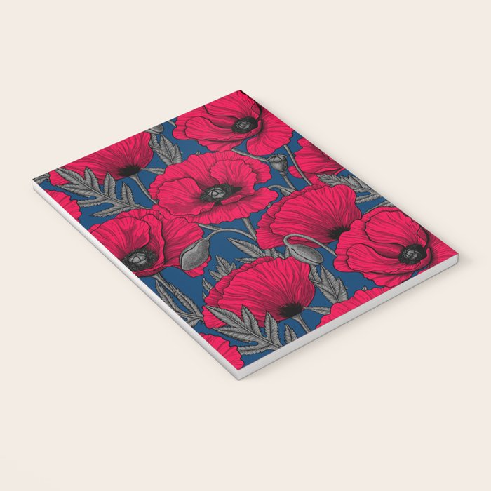 Night poppy garden  Notebook Gallery Image 3
