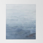 Indigo Abstract Painting | No. 4 Throw Blanket Gallery Image 2