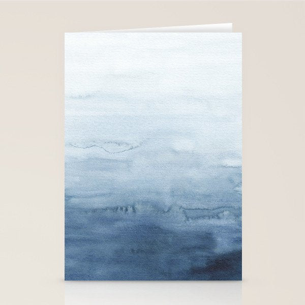 Indigo Abstract Painting | No. 4 Stationery Card Gallery Image 2