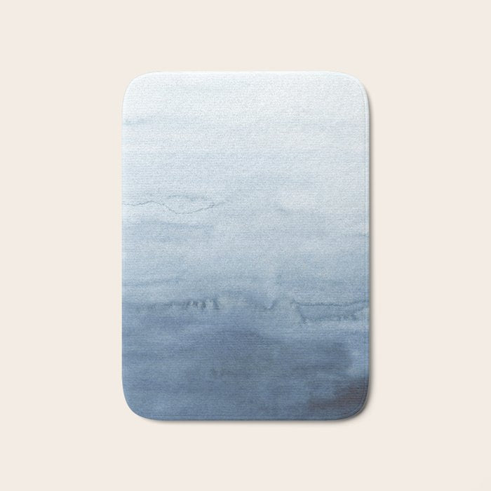 Indigo Abstract Painting | No. 4 Bath Mat Gallery Image 1
