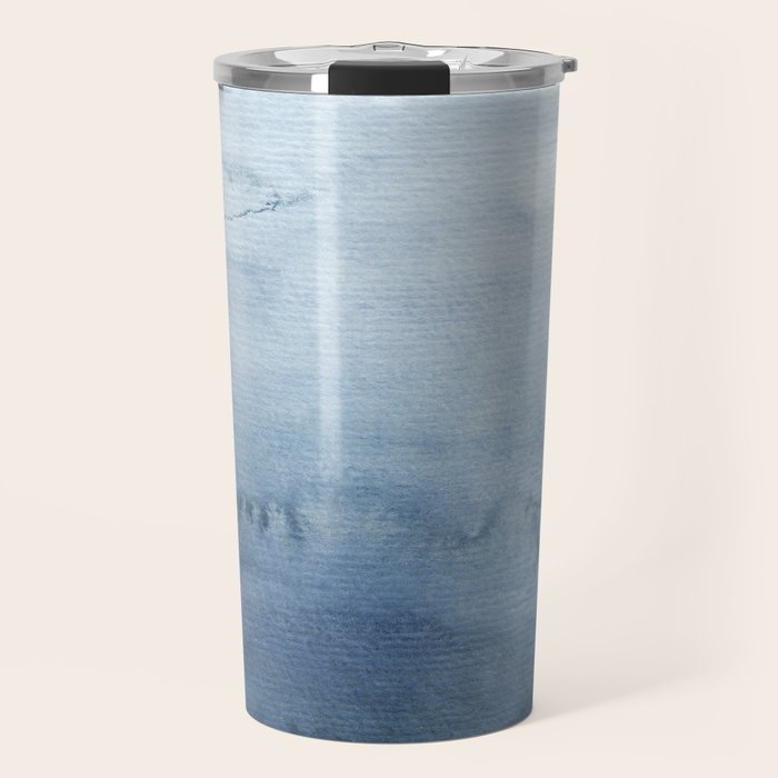 Indigo Abstract Painting | No. 4 Travel Mug Gallery Image 1