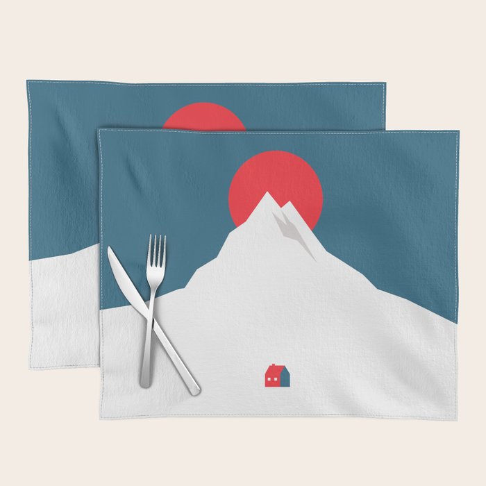 The foot of the mountain Placemat Gallery Image 1