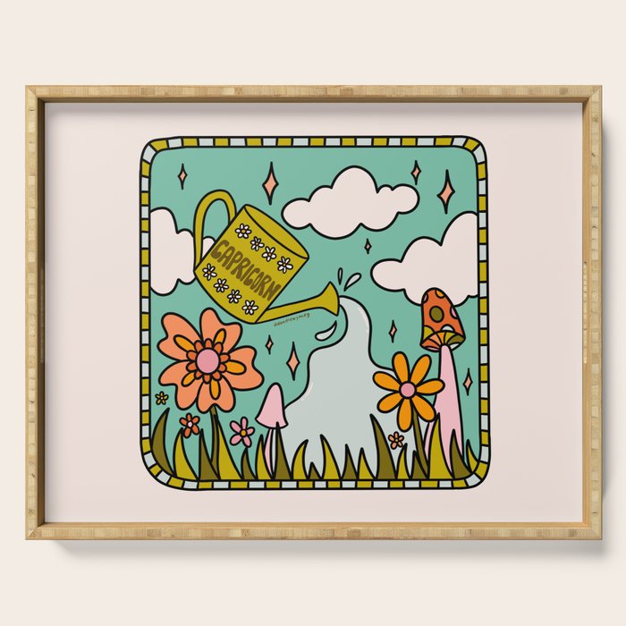 Capricorn Garden Serving Tray Gallery Image 1