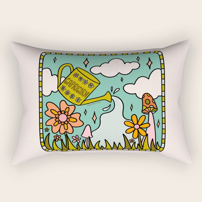 Capricorn Garden Rectangular Pillow Gallery Image 2