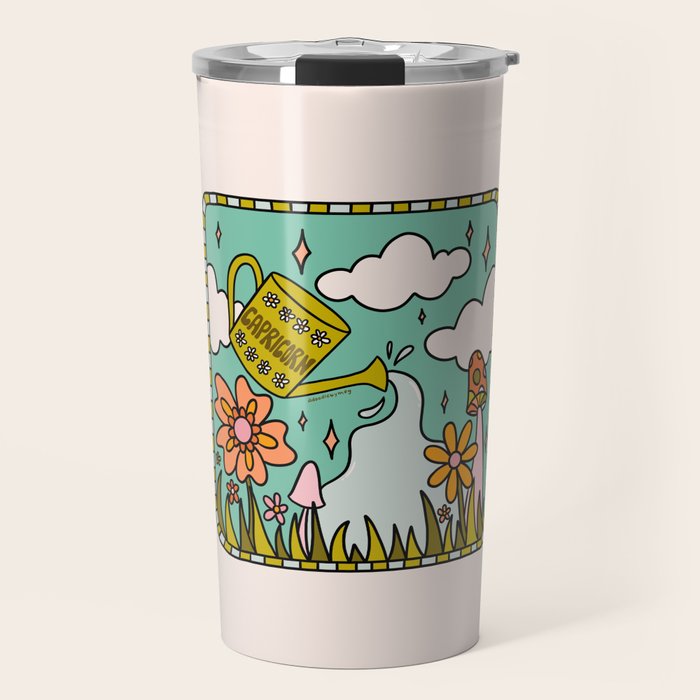 Capricorn Garden Travel Mug Gallery Image 1