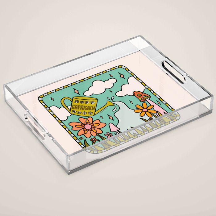 Capricorn Garden Acrylic Tray Gallery Image 1