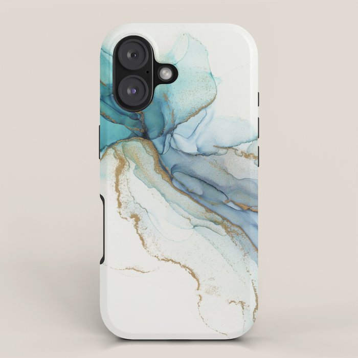 Abstract Jellyfish Alcohol Ink Painting iPhone Case Gallery Image 1