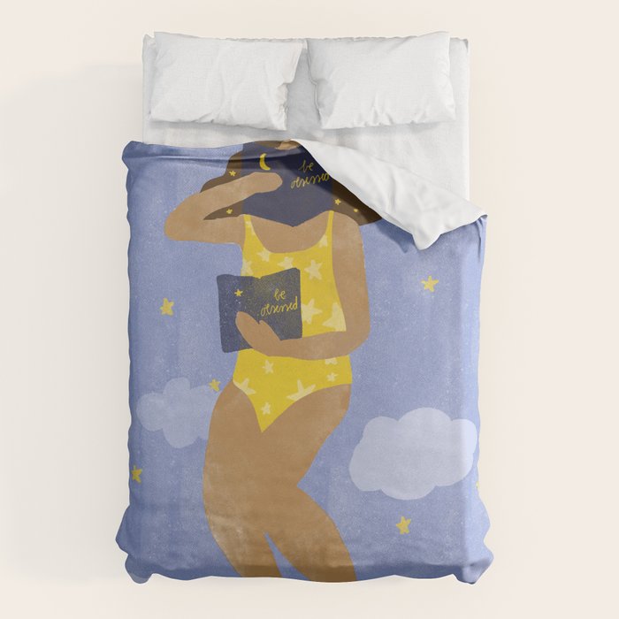 "Be Obsessed" inspired by Kat Schneider, Ritual Duvet Cover Gallery Image 1