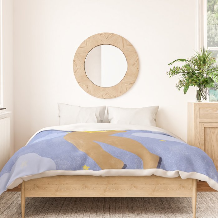 "Be Obsessed" inspired by Kat Schneider, Ritual Duvet Cover Gallery Image 3