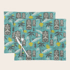 Island Tiki Aqua Placemat Gallery Image 1