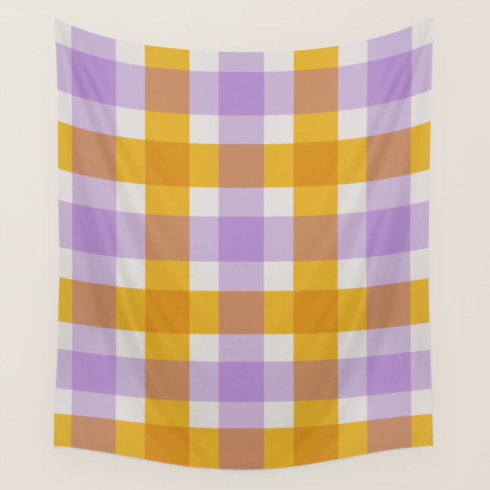Soothing Geometric Blocks PY Wall Tapestry Gallery Image 4