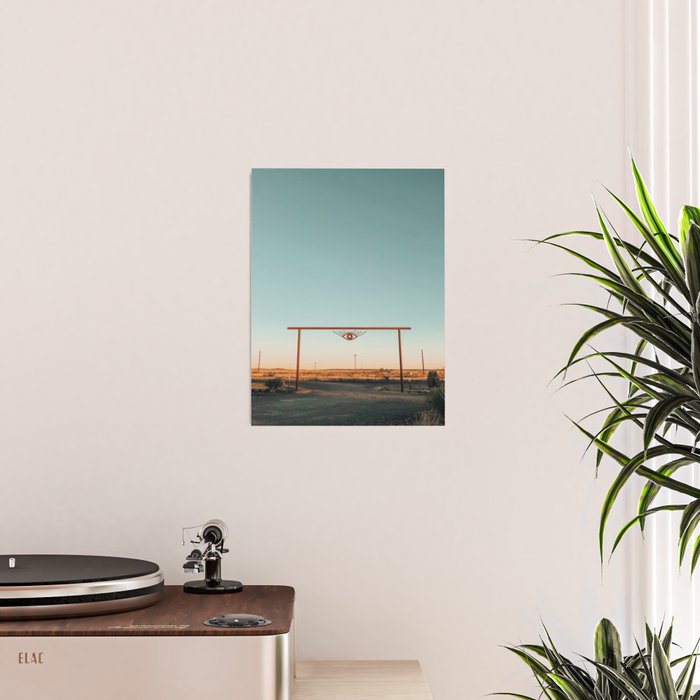 El Cosmico Sign, Marfa, West Texas Poster Gallery Image 2