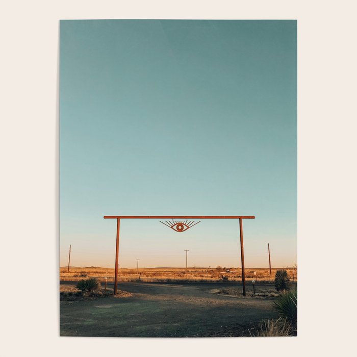 El Cosmico Sign, Marfa, West Texas Poster Gallery Image 4