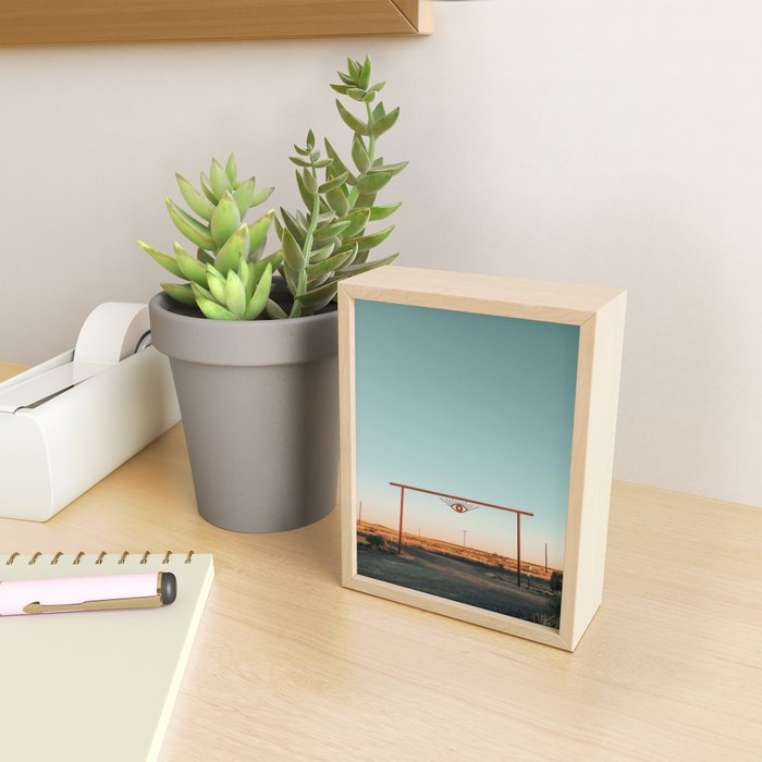 El Cosmico Sign, Marfa, West Texas Mini Art Print Gallery Image 2