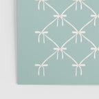 Bows & Ribbons Pattern XXVIII Pastel Mint Green Poster Gallery Image 3