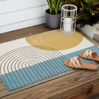 Sunny ocean Outdoor Rug Gallery Image 2