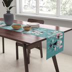 Vintage Kitty Christmas II sxs6- ©studioxtine Table Runner Gallery Image 2