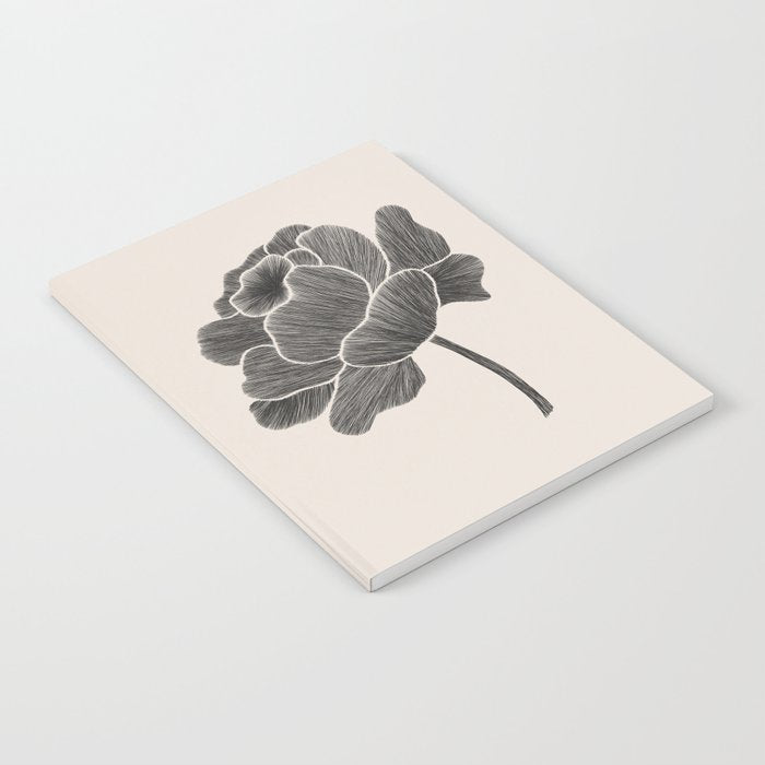Black Peony I Notebook Gallery Image 1
