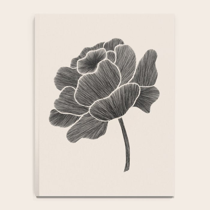 Black Peony I Notebook Gallery Image 4