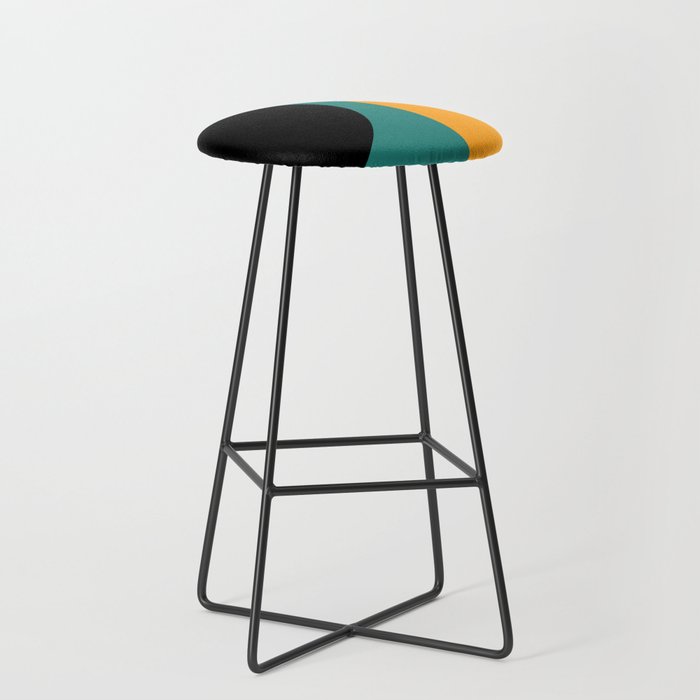Modern Minimal Arch Abstract LXV Stool Gallery Image 1