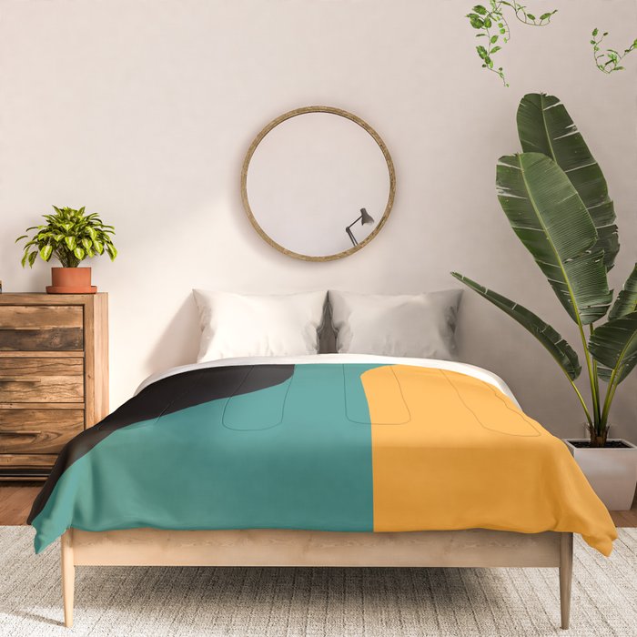 Modern Minimal Arch Abstract LXV Comforter Gallery Image 3
