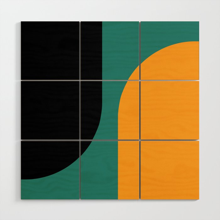 Modern Minimal Arch Abstract LXV Wood Wall Art Gallery Image 1