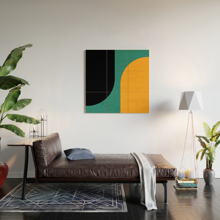 Modern Minimal Arch Abstract LXV Wood Wall Art Gallery Image 2