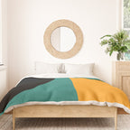 Modern Minimal Arch Abstract LXV Duvet Cover Gallery Image 3
