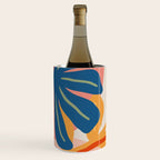 Flower Market Madrid, Abstract Retro Floral Print Wine Chiller Gallery Image 2