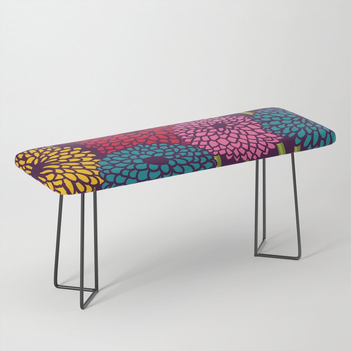 Full of Chrysanth Bench Gallery Image 1