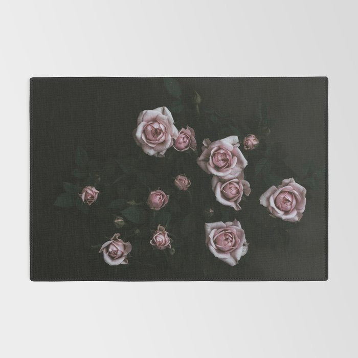 Velvet Rose Pink - Elegant Rose Flower photography by Ingrid Beddoes Rug Gallery Image 2