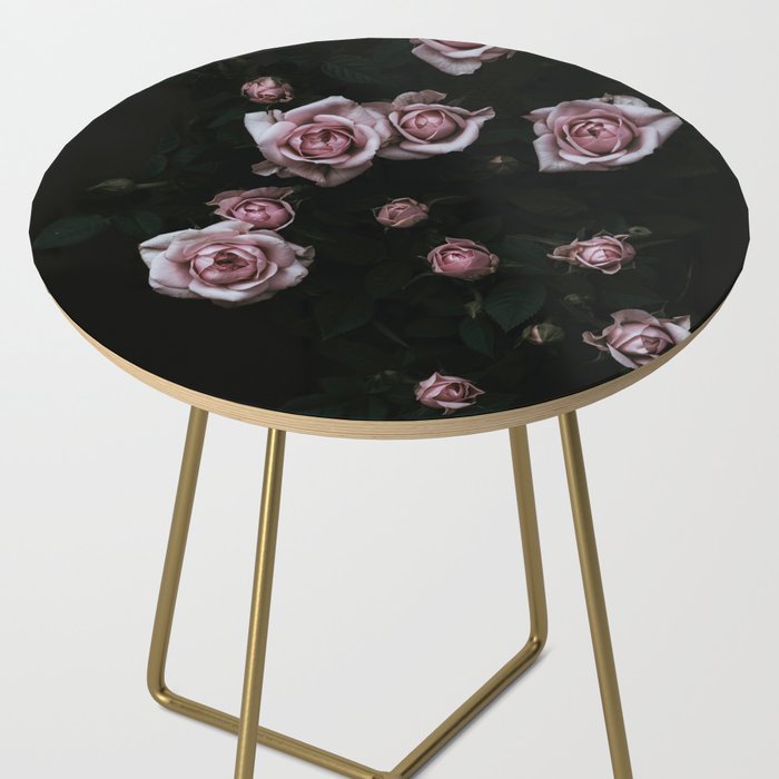 Velvet Rose Pink - Elegant Rose Flower photography by Ingrid Beddoes Side Table Gallery Image 2