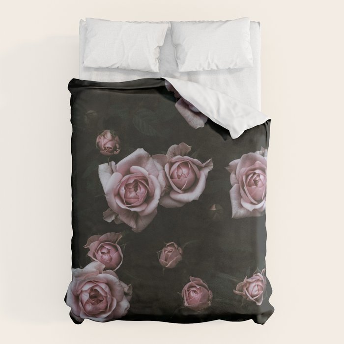 Velvet Rose Pink - Elegant Rose Flower photography by Ingrid Beddoes Duvet Cover Gallery Image 6