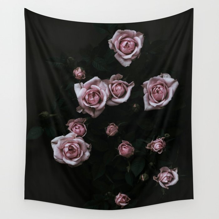 Velvet Rose Pink - Elegant Rose Flower photography by Ingrid Beddoes Wall Tapestry Gallery Image 4