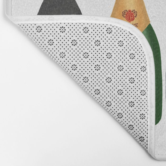 Champagne Bottles Bath Mat Gallery Image 2