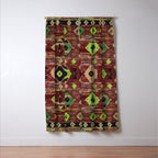 Moroccan Sunset Bohemian Geometric Pattern Window Curtain Gallery Image 3