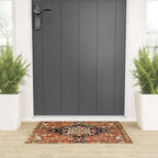 Sarouk Poshti Persian Rug Print Welcome Mat Gallery Image 3