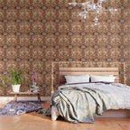 Sarouk Poshti Persian Rug Print Wallpaper Gallery Image 3