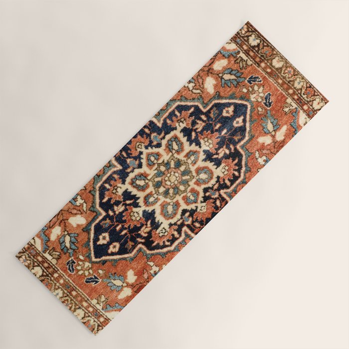 Sarouk Poshti Persian Rug Print Yoga Mat Gallery Image 1