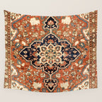 Sarouk Poshti Persian Rug Print Wall Tapestry Gallery Image 4