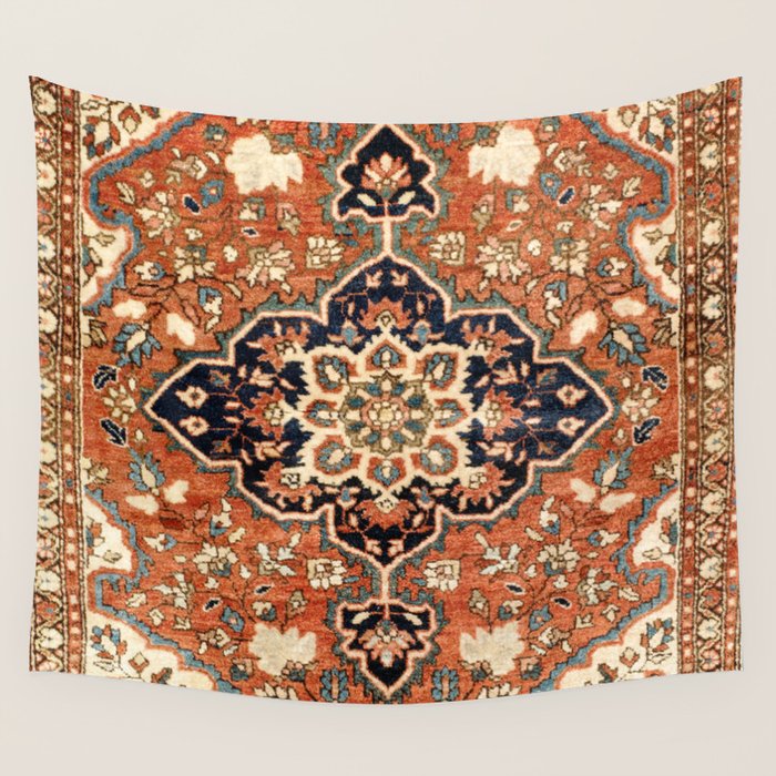 Sarouk Poshti Persian Rug Print Wall Tapestry Gallery Image 4