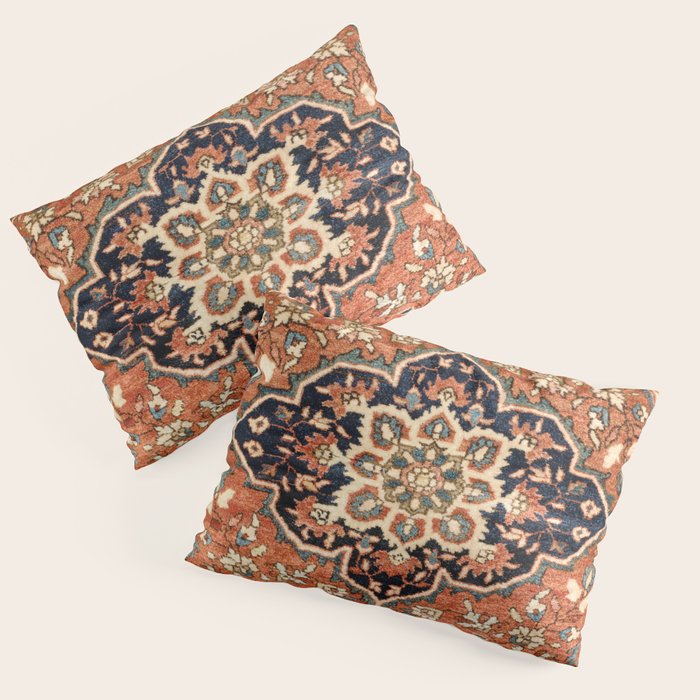 Sarouk Poshti Persian Rug Print Pillow Sham Gallery Image 3