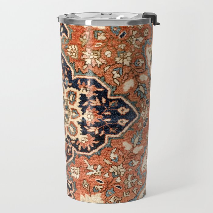 Sarouk Poshti Persian Rug Print Travel Mug Gallery Image 2