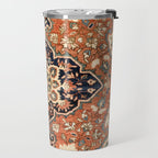 Sarouk Poshti Persian Rug Print Travel Mug Gallery Image 2
