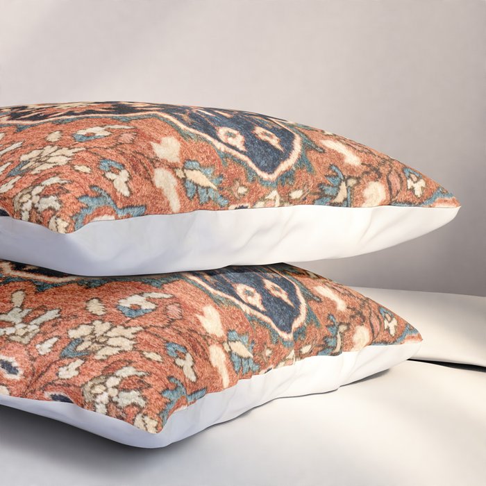 Sarouk Poshti Persian Rug Print Pillow Sham Gallery Image 3