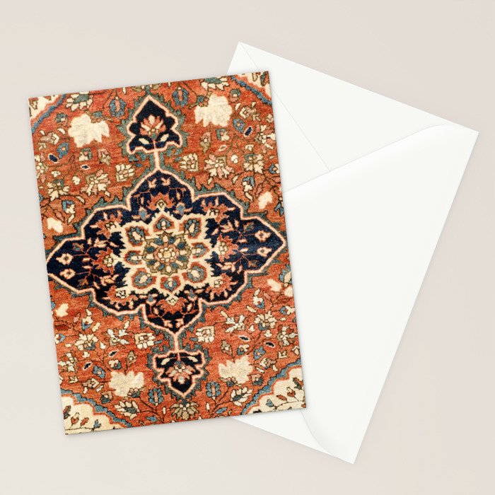 Sarouk Poshti Persian Rug Print Stationery Card Gallery Image 2