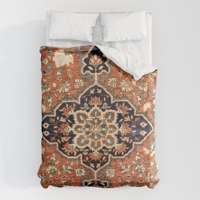 Sarouk Poshti Persian Rug Print Duvet Cover Gallery Image 6